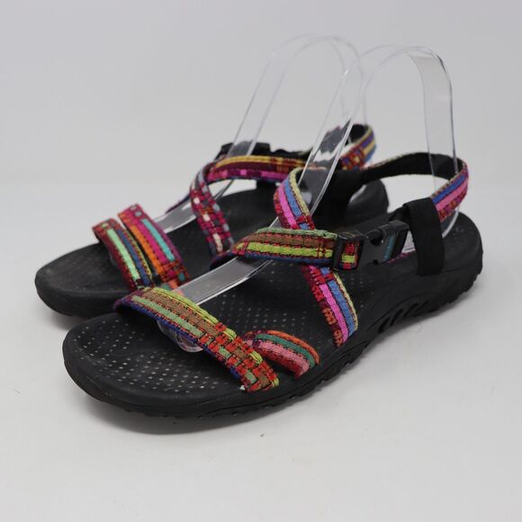 Skechers Reggae Sew Me Boho Strappy SlingBack Sandals Size 8 Multicolor - Picture 2 of 6